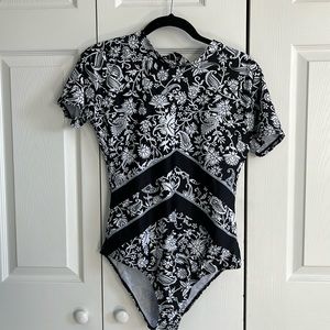 One piece swimsuit with built in cups